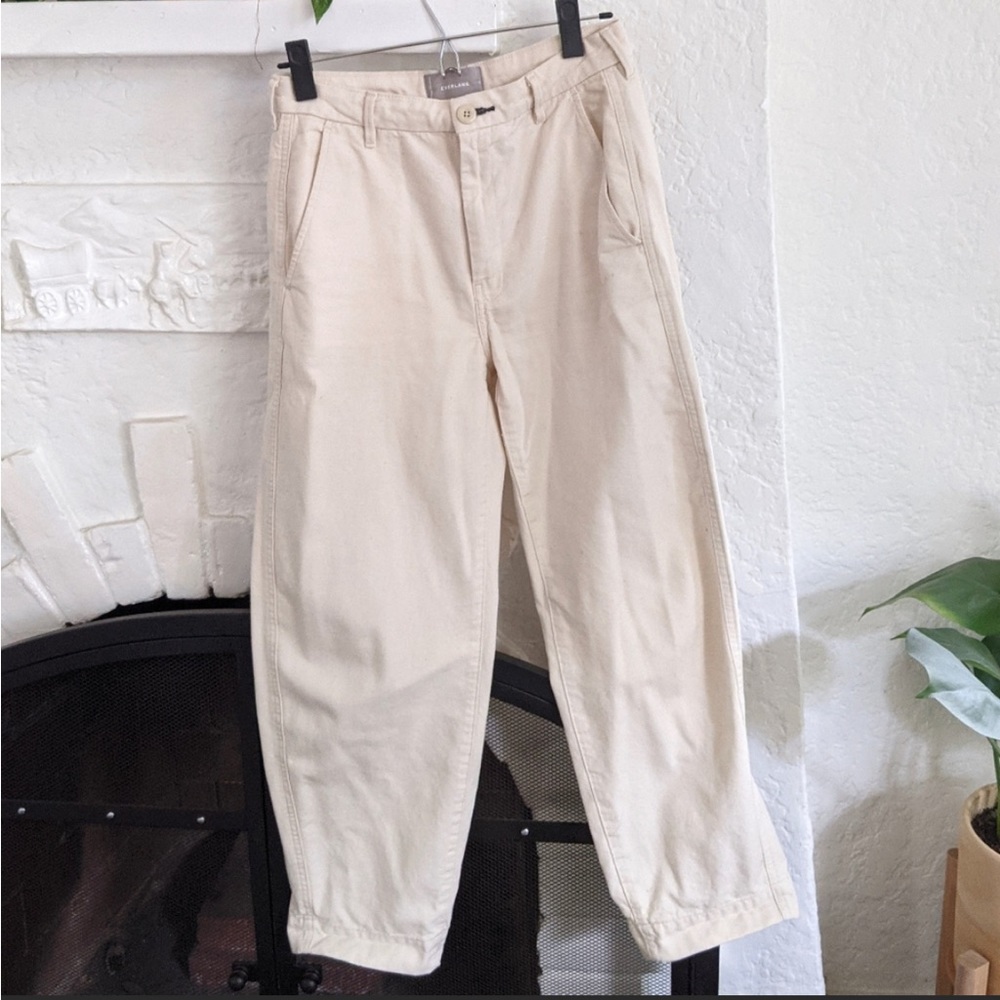 Everlane Curved Canvas Pant size 2
